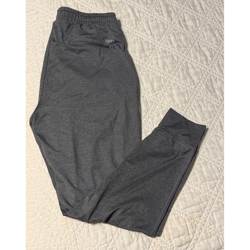 Vuori Sunday Performance Joggers Mens Medium Charcoal Heather Grey